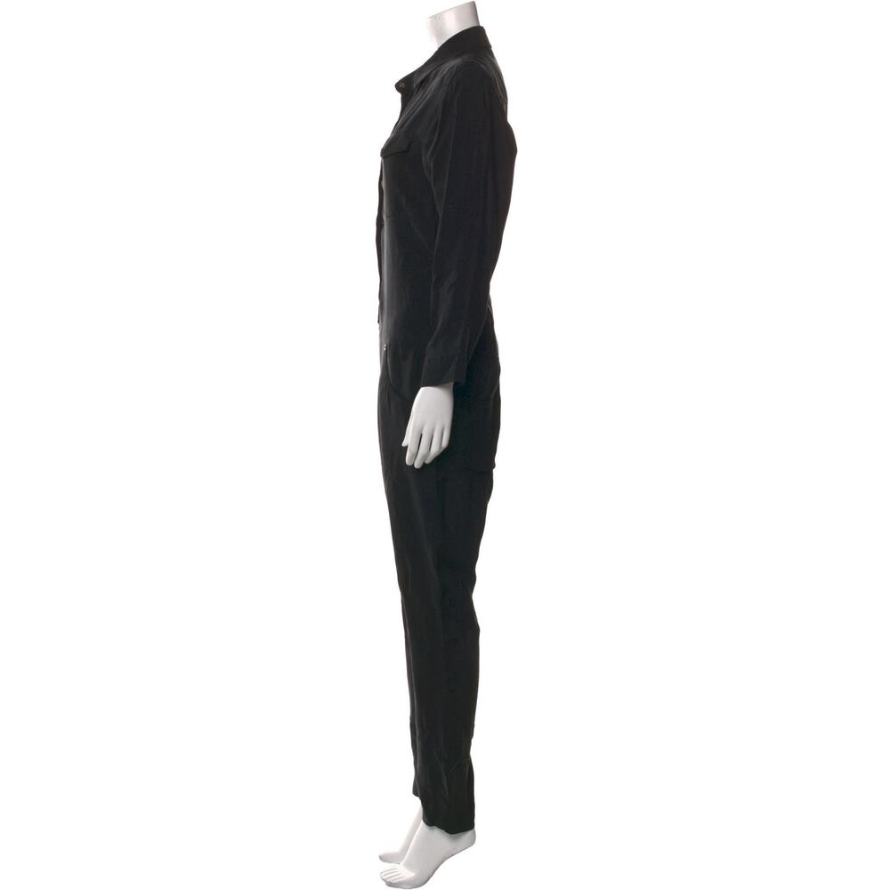 Madewell Black Long Sleeve Straight Legs Jumpsuit Size L - Picture 5 of 8